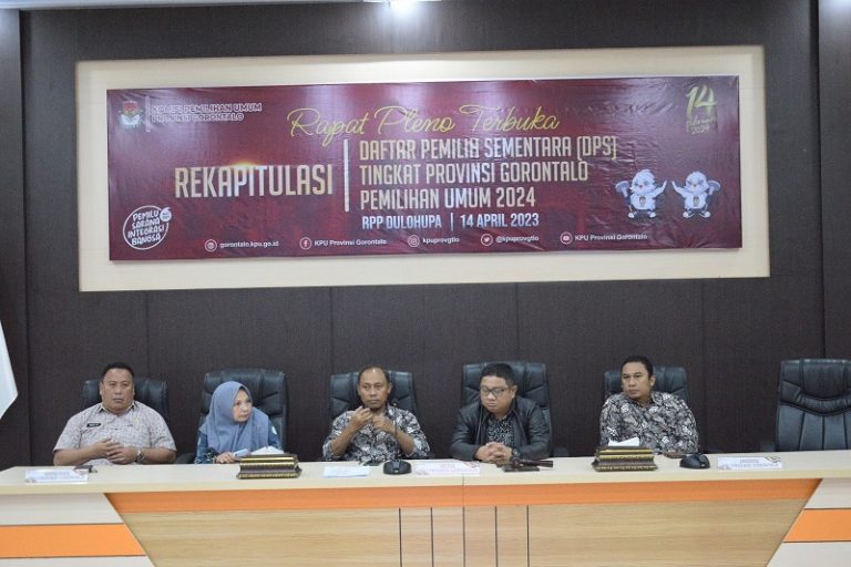 KPU Gorontalo Coret 107 967 Orang Dari Daftar Pemilih Sementara Read Id