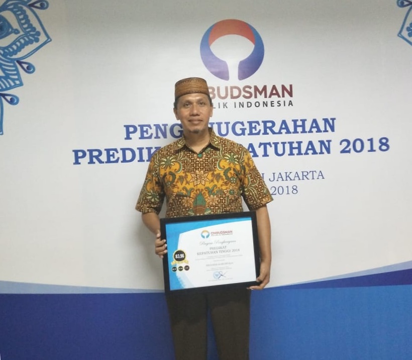 Pemerintah Provinsi Gorontalo Raih Kepatuhan Tinggi Pelayanan Publik
