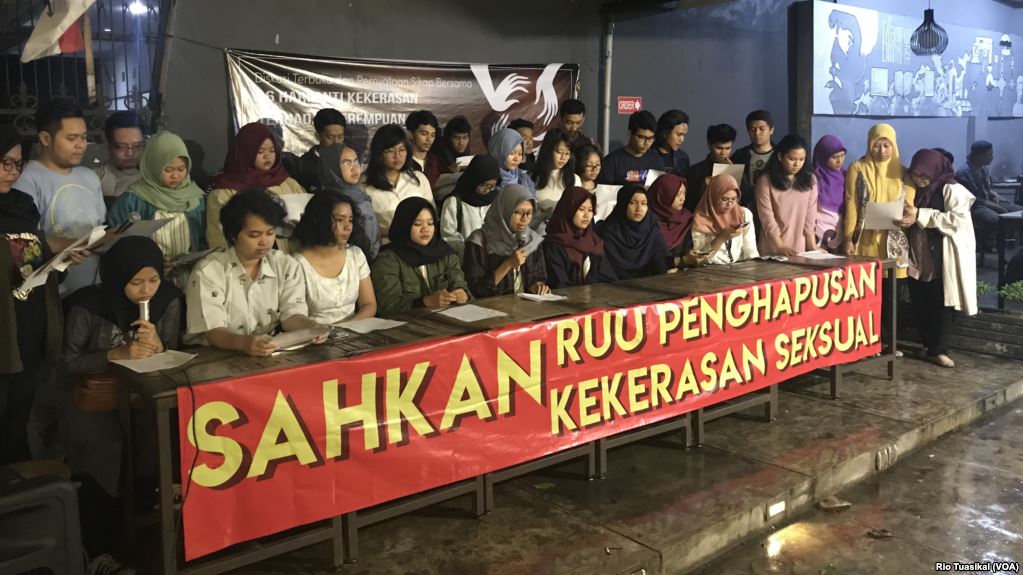 Mahasiswa Bandung Desak Pengesahan RUU Penghapusan Kekerasan Seksual