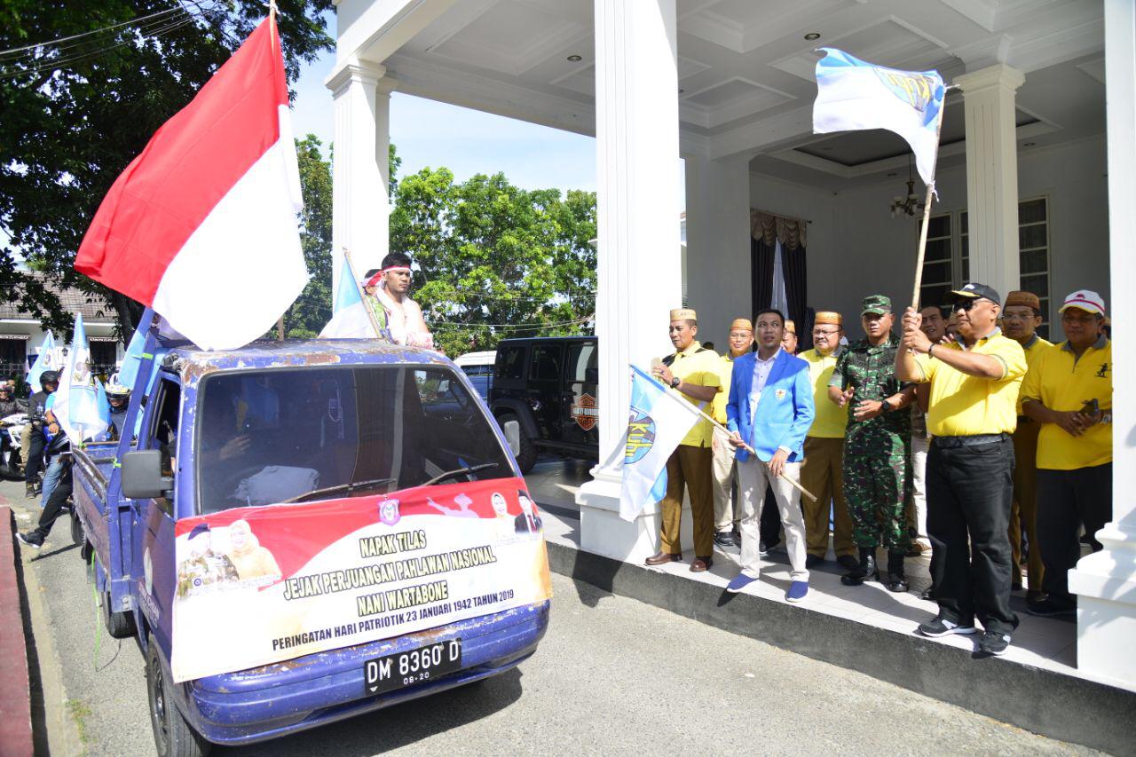 Peserta Napak Tilas Hari Patriotik Dilepas Gubernur Gorontalo