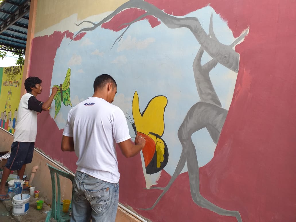 Mural Remamuda Kelurahan Liluwo Menyajikan Keindahan