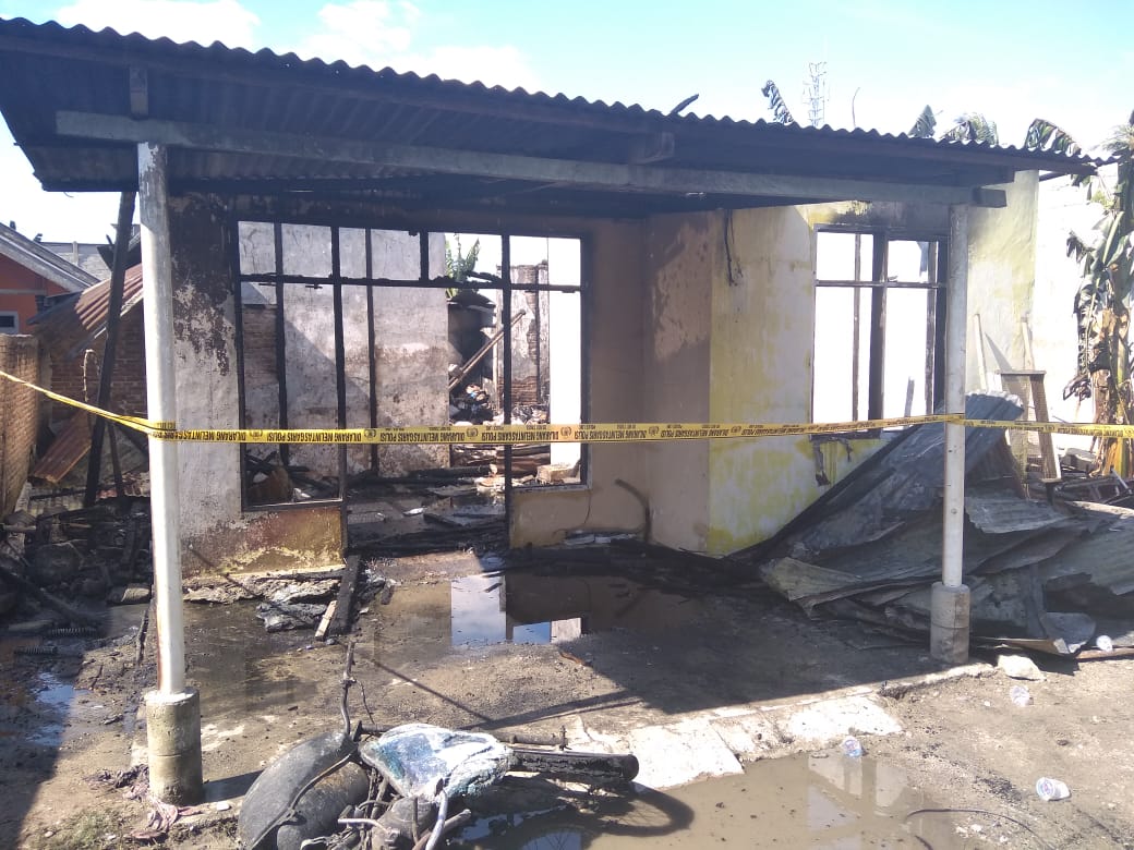 Kabakaran Ludeskan Satu Rumah Warga di Kota Gorontalo