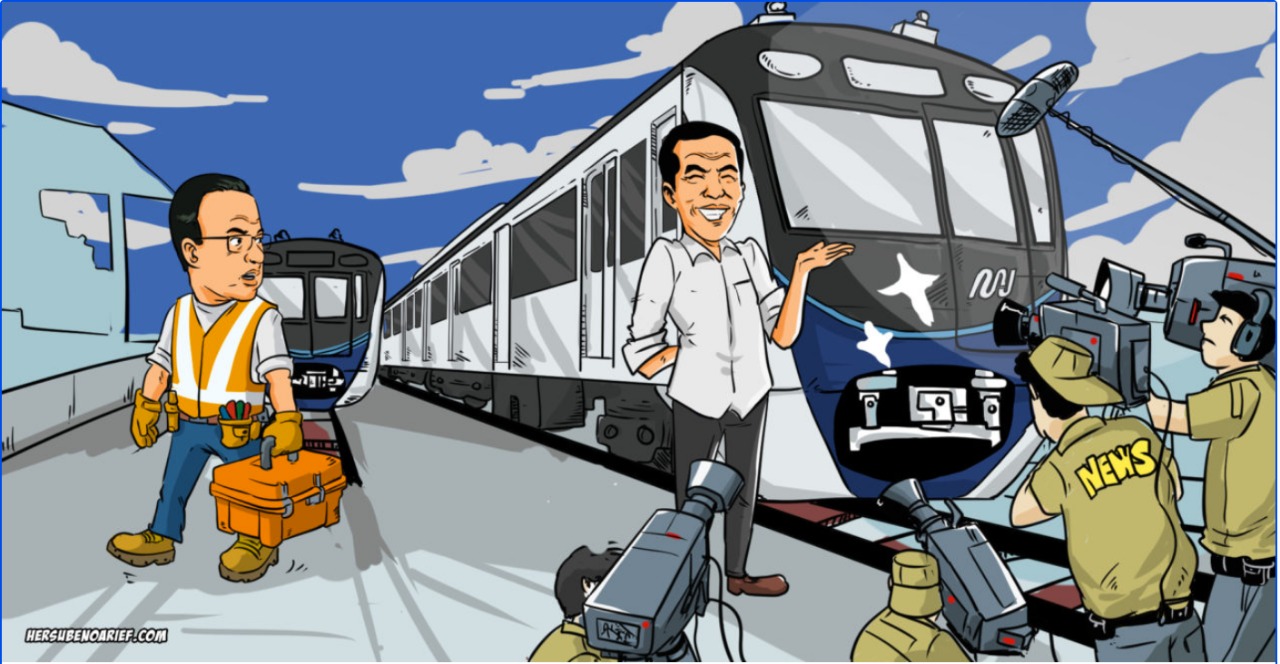 Klaim MRT Jokowi : Perlawanan Diam Anies Baswedan