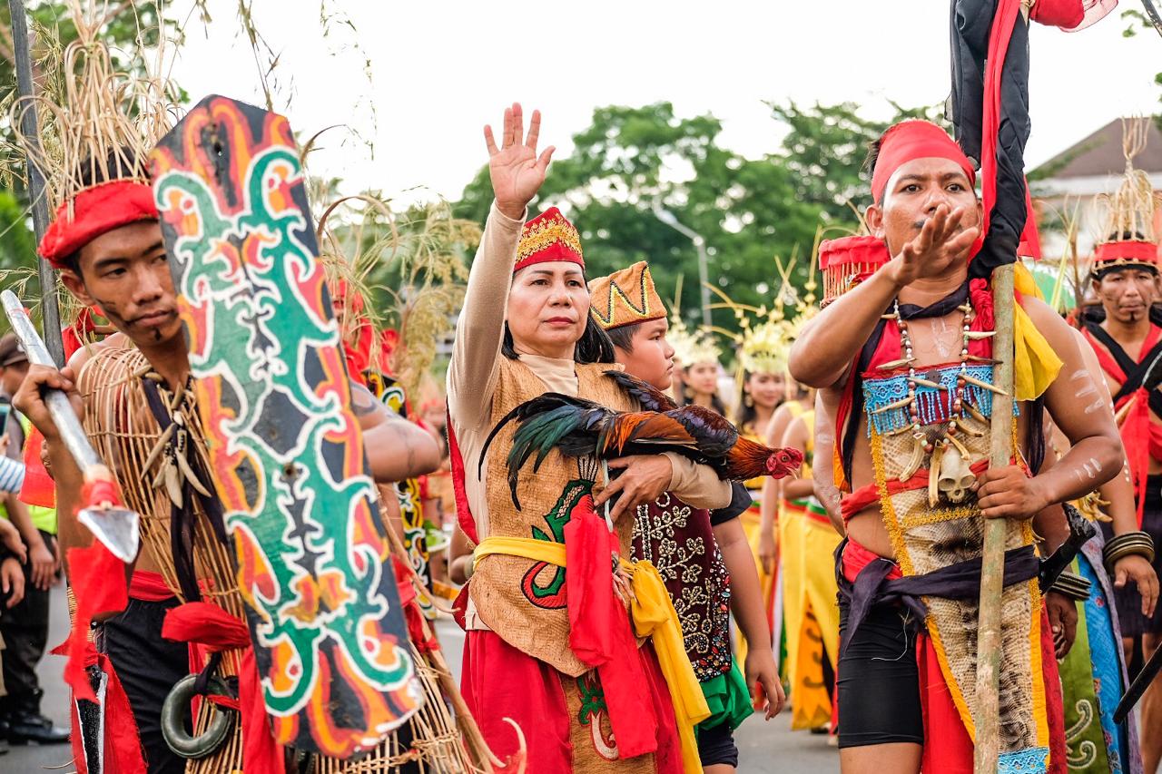 Keunikan Suku Dayak Jadi Festival Budaya di Palangkaraya