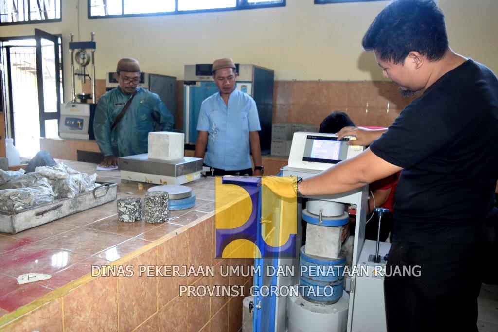 Laboratorium PUPR Akan Dijadikan Rujukan Setiap Proyek Di Provinsi Gorontalo