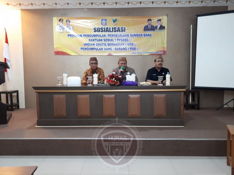 Dinsos Provinsi Gorontalo Sosialisasikan Program UGB dan PUB