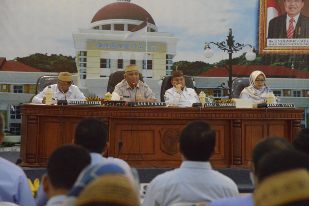 Gubernur Gorontalo Minta Pemerintah Daerah Belanjakan Anggaran Lebih Cepat