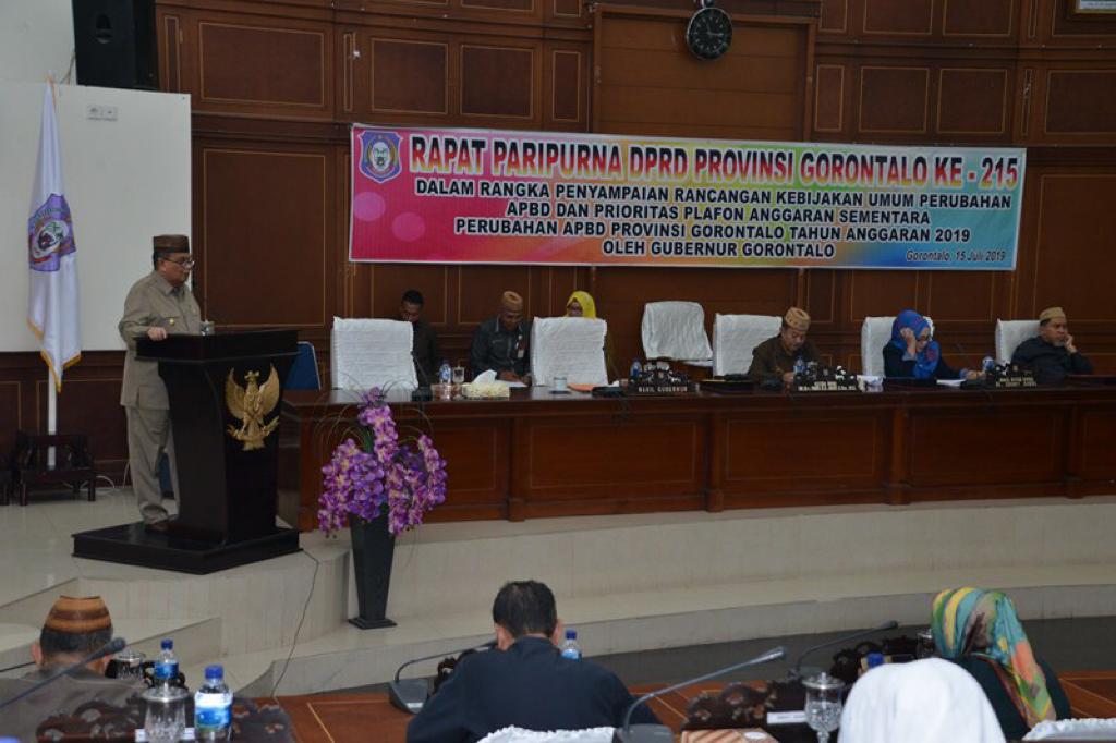 Perubahan APBD Pemprov Gorontalo Fokus Delapan Program Unggulan
