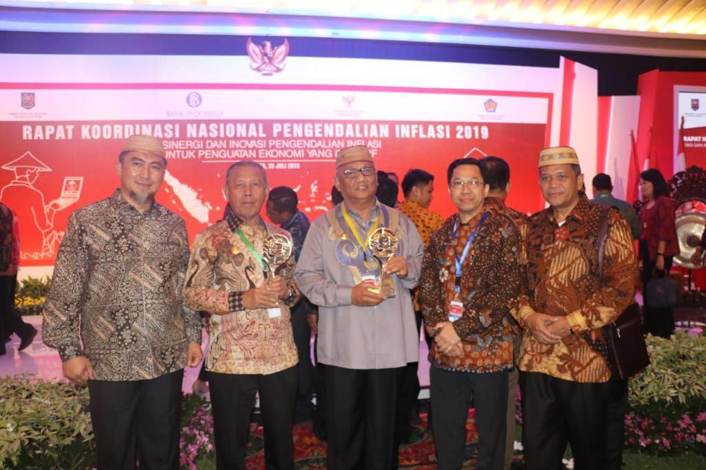 Gorontalo Raih Predikat Terbaik Nasional Tim Pengendali Inflasi Daerah