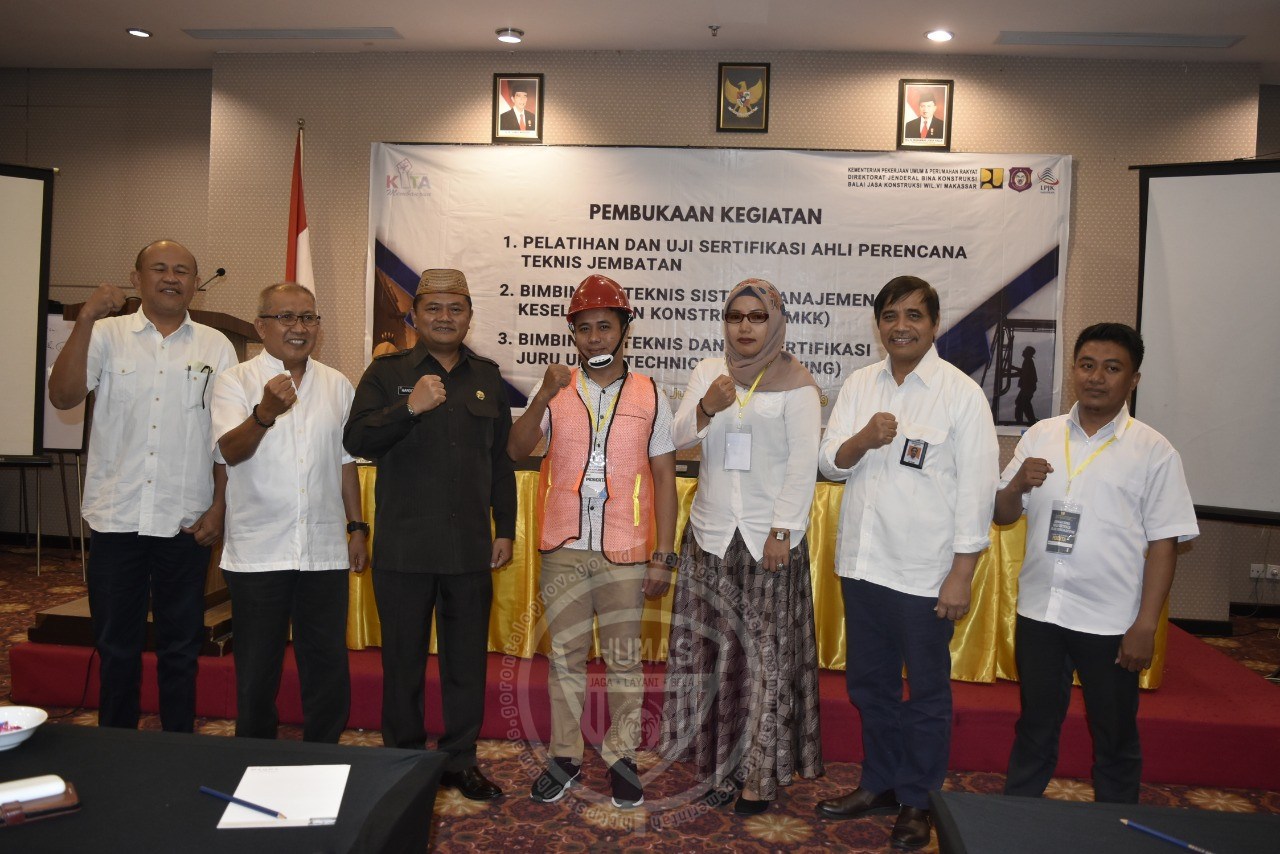 Dinas PUPR Provinsi Gorontalo Gelar Bimtek Peningkatan SDM