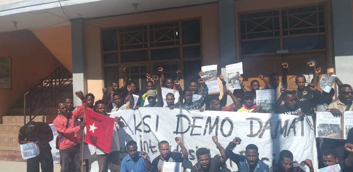 Solidaritas Mahasiswa Papua di Gorontalo Gelar Aksi Damai