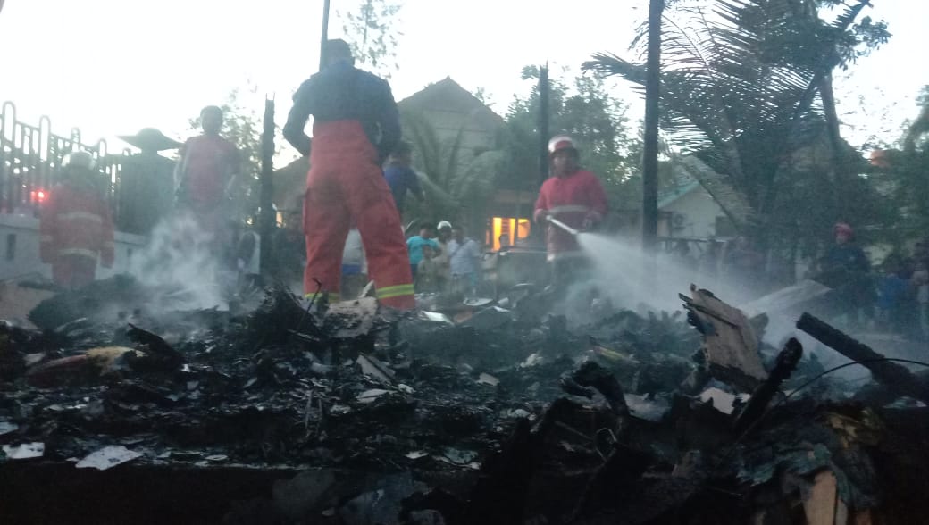 Gudang Barang Milik BPKH Gorontalo Terbakar