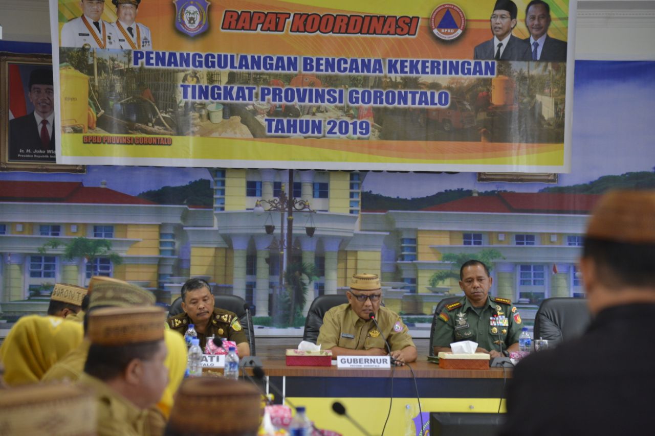BPBD Gorontalo: Gubernur Berharap Kerjasama Semua Pihak Atasi Kekeringan