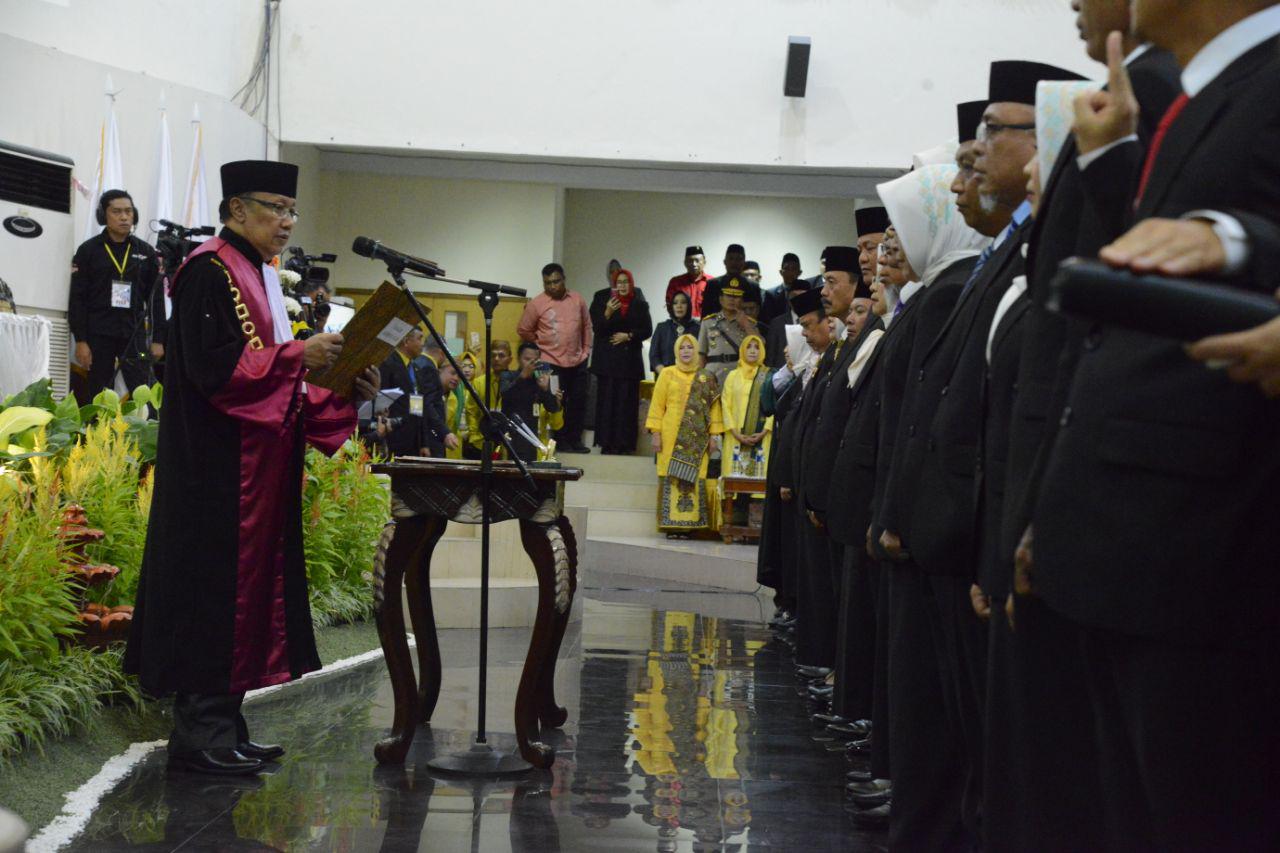 Anggota DPRD Provinsi Gorontalo Periode 2019-2024 resmi Dilantik