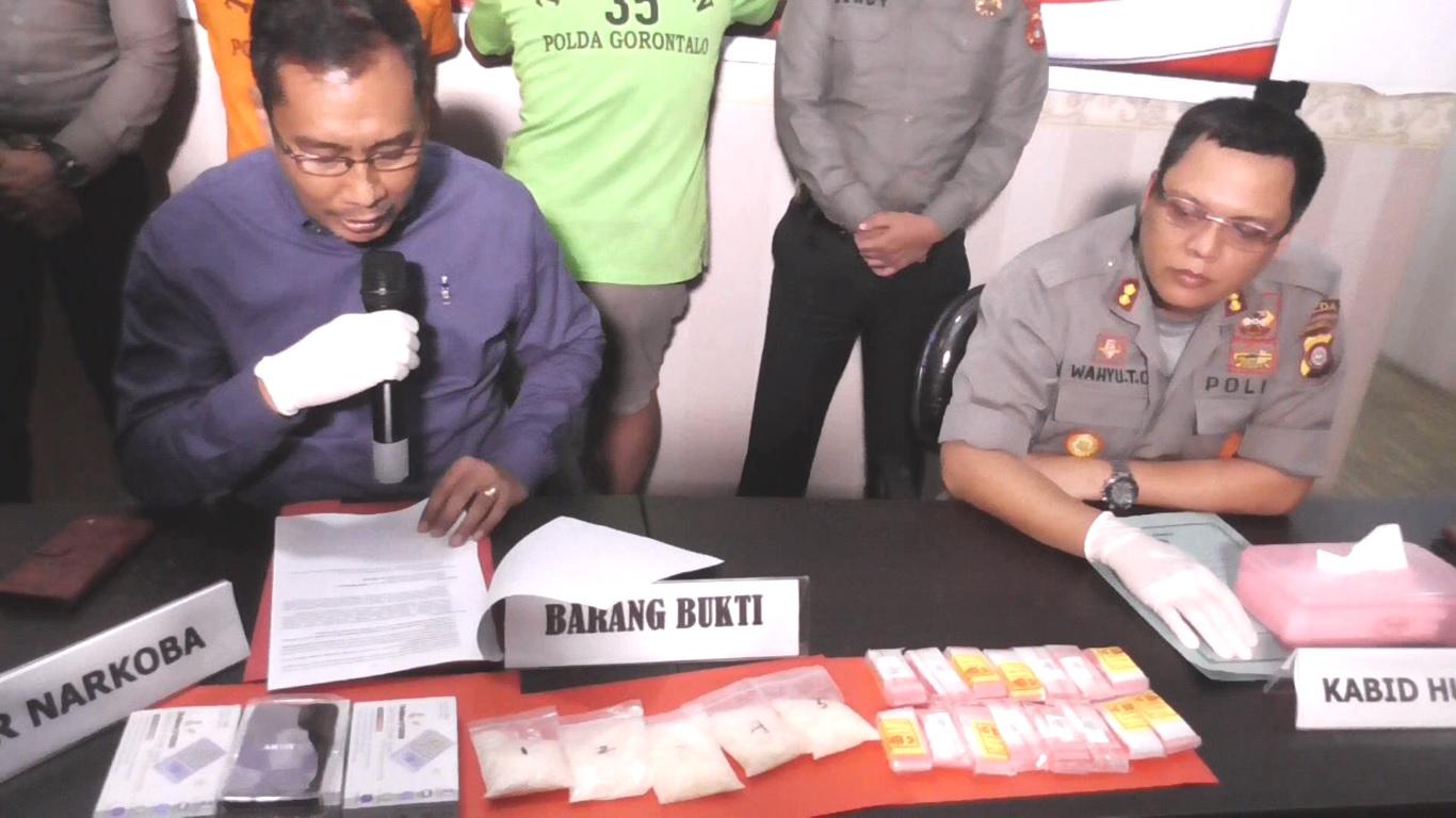Polda Gorontalo amankan narkoba jenis sabu senilai ratusan juta rupiah
