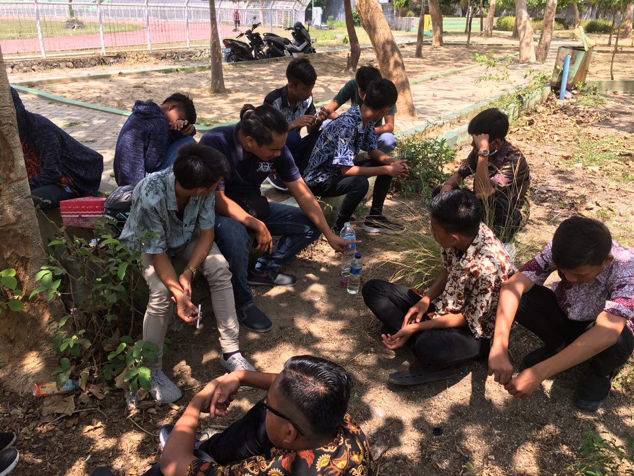 Belasan siswa SMK di Kota Gorontalo diamankan ke Polda Gorontalo
