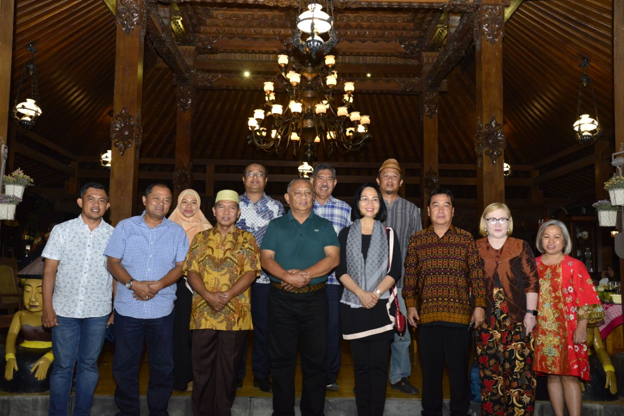 Rektor Unsrat Silaturahmi di kediaman Gubernur Gorontalo