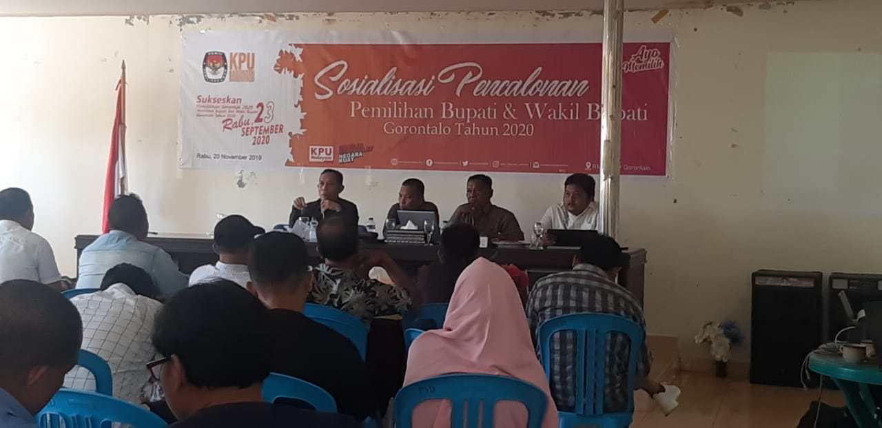 KPU Kabupaten Gorontalo Mulai “Sosialisasi Semesta” Jelang Pilkada 2020