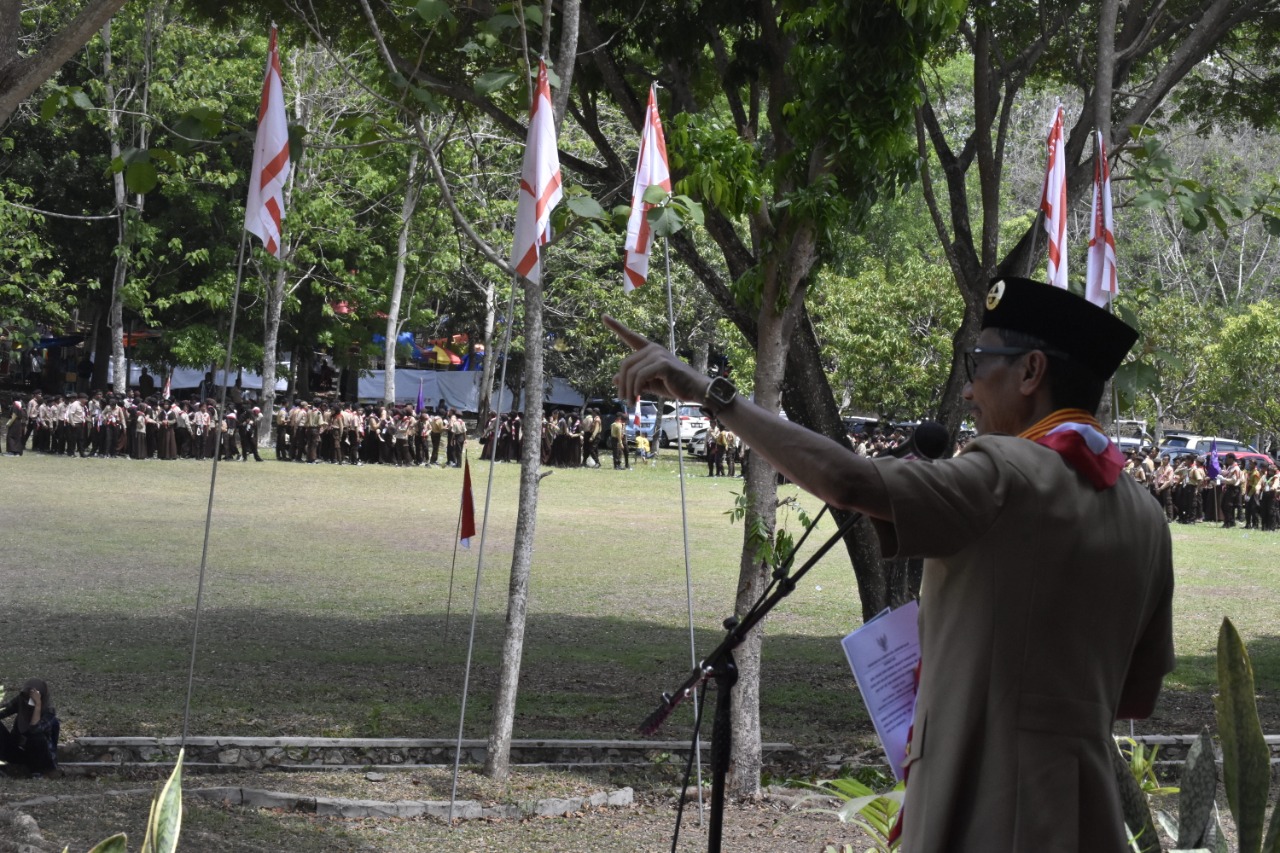 Bupati Gorontalo ajak Anggota Pramuka Bangun Daerah