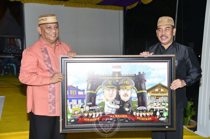 Gubernur Gorontalo sampaikan terima kasih kepada Kapolda lama