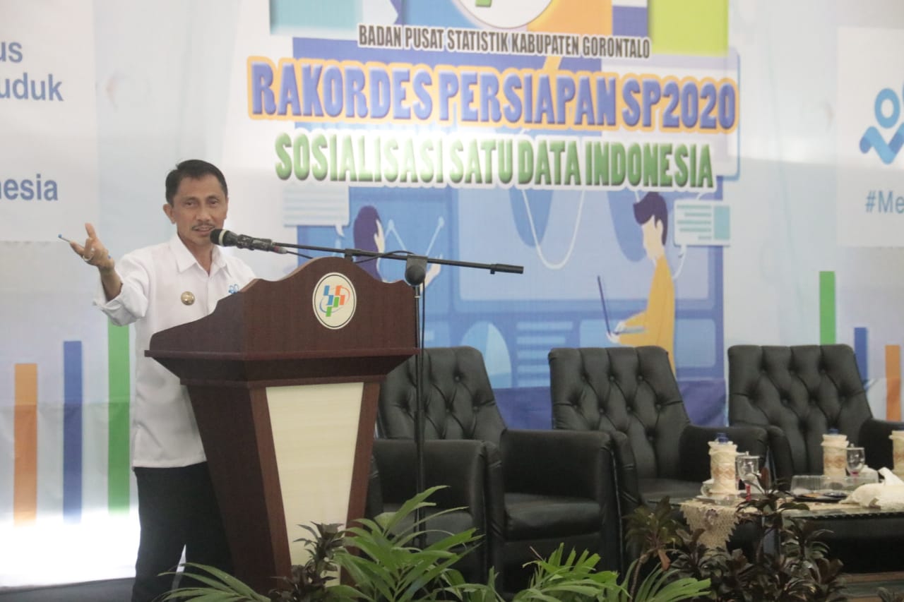 Pemkab Gorontalo dan BPS Gelar Sosialisasi Sensus Penduduk 2020