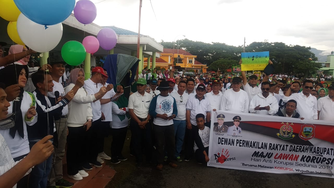 Ribuan Masyarakat di Kabupaten Gorontalo Peringati Hari Anti Korupsi