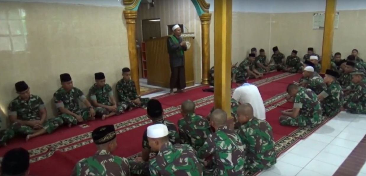 Satu TNI Gugur di papua, Yonif 713/Satya tama Gorontalo Gelar Doa Bersama