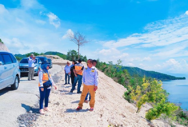 DPRD Provinsi Gorontalo Monitoring Pekerjaan Jalan di Biluhu