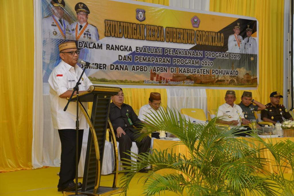 Gubernur Gorontalo Ingatkan Pemda Tingkatkan Kualitas Program Pembangunan