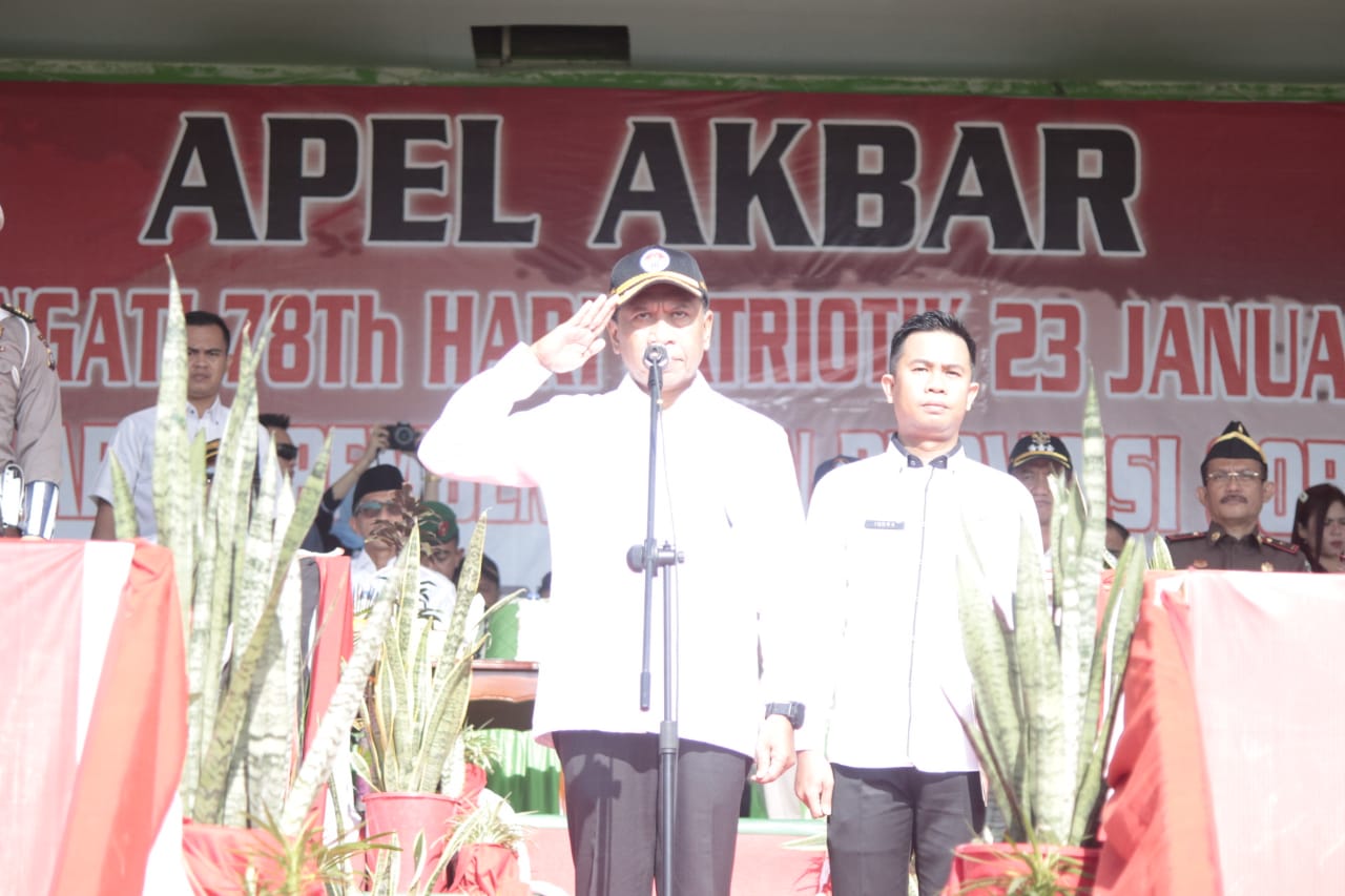 Menpora Pimpin Upacara Hari Patriotik 23 Januari di Gorontalo