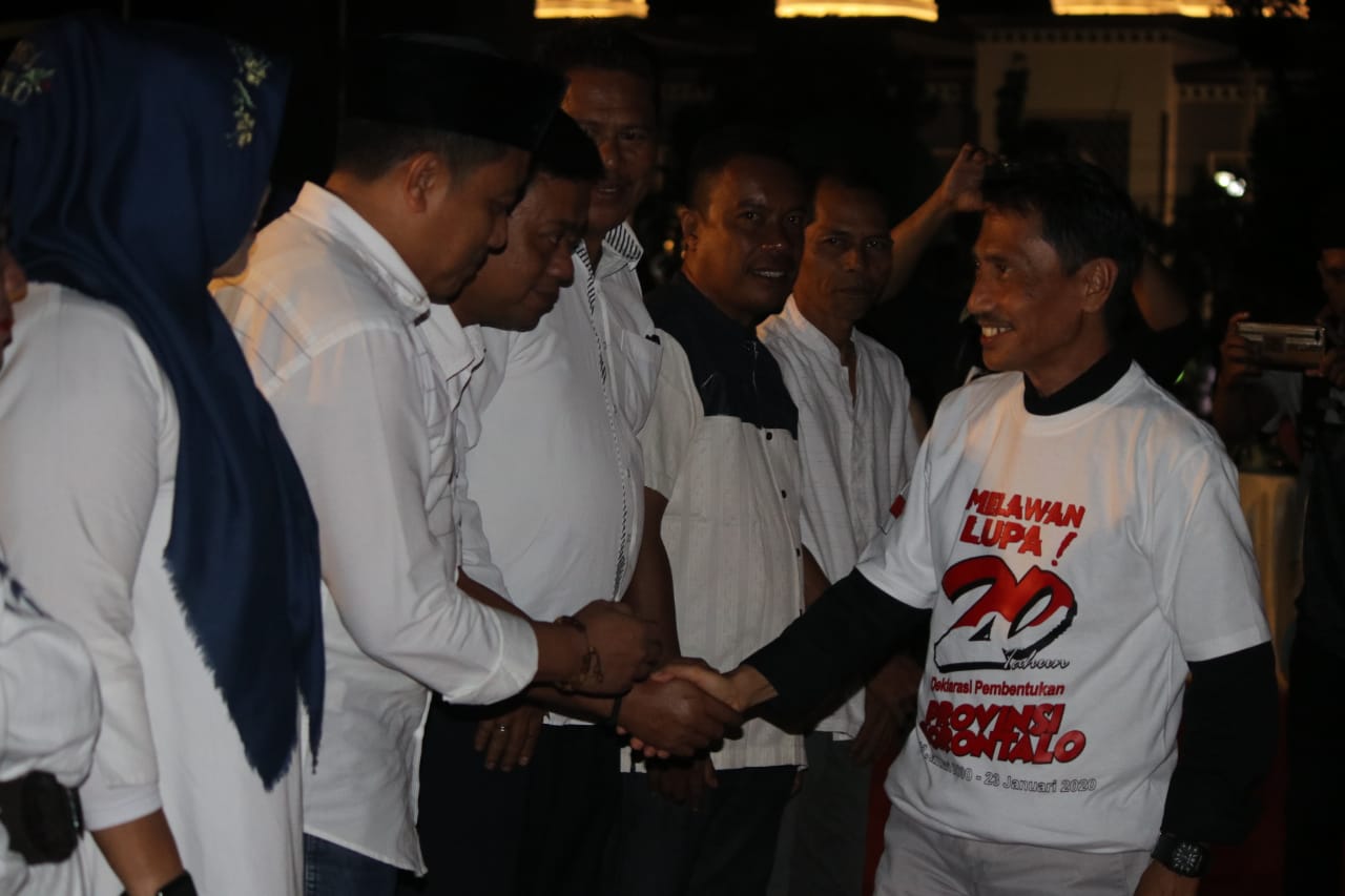 Temu Kangen Pejuang dan Relawan Pembentukan Provinsi Gorontalo