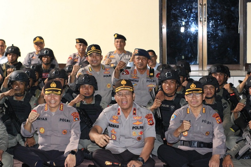 Anggota Brimob Polda Gorontalo Ikuti Pelatihan Warface