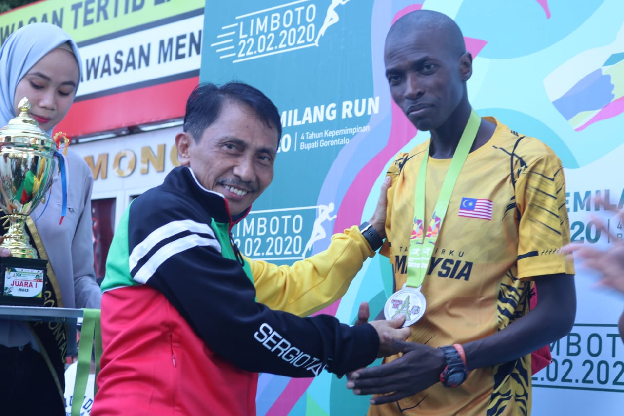Pelari Asal Kenya Juarai Gemilang Run di Kabupaten Gorontalo