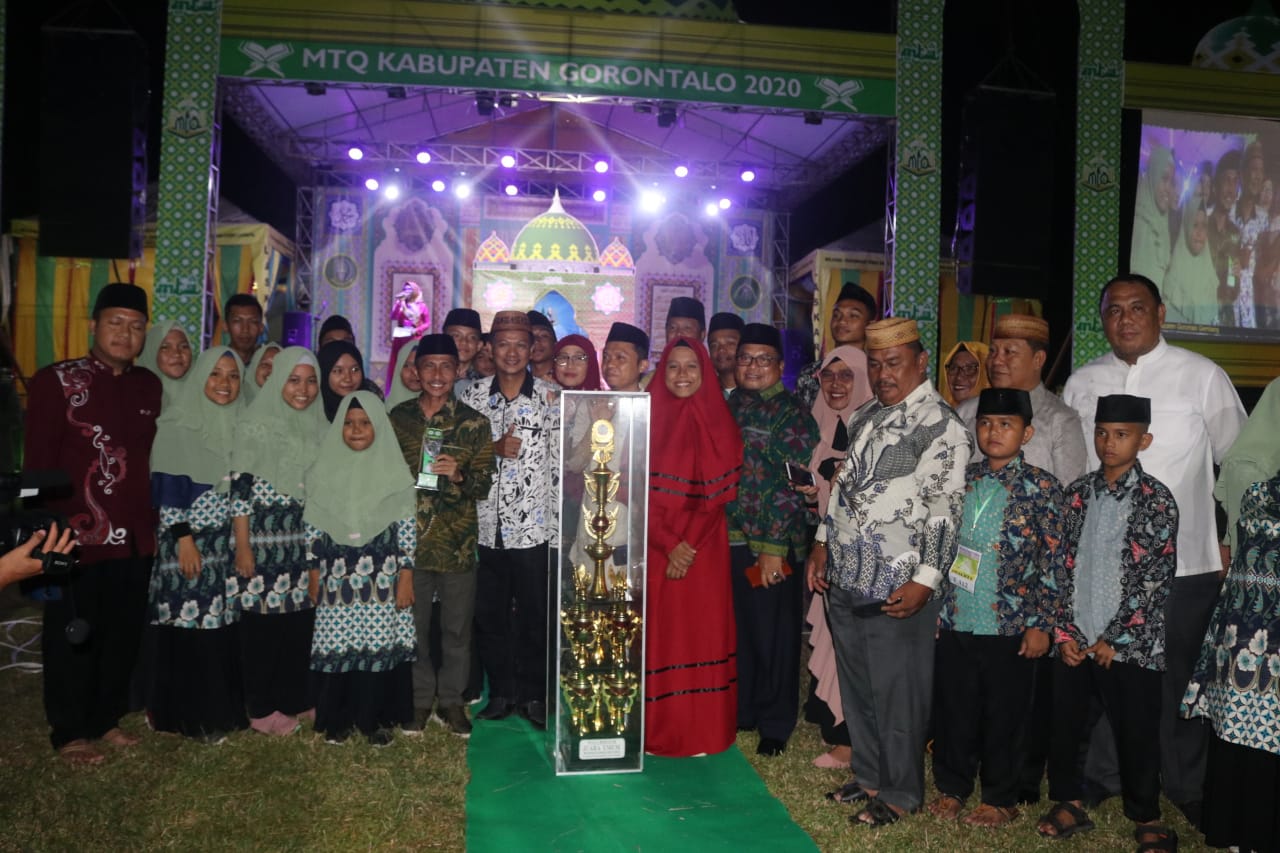 Bupati Gorontalo Minta Pemenang MTQ Tingkatkan Kualitas