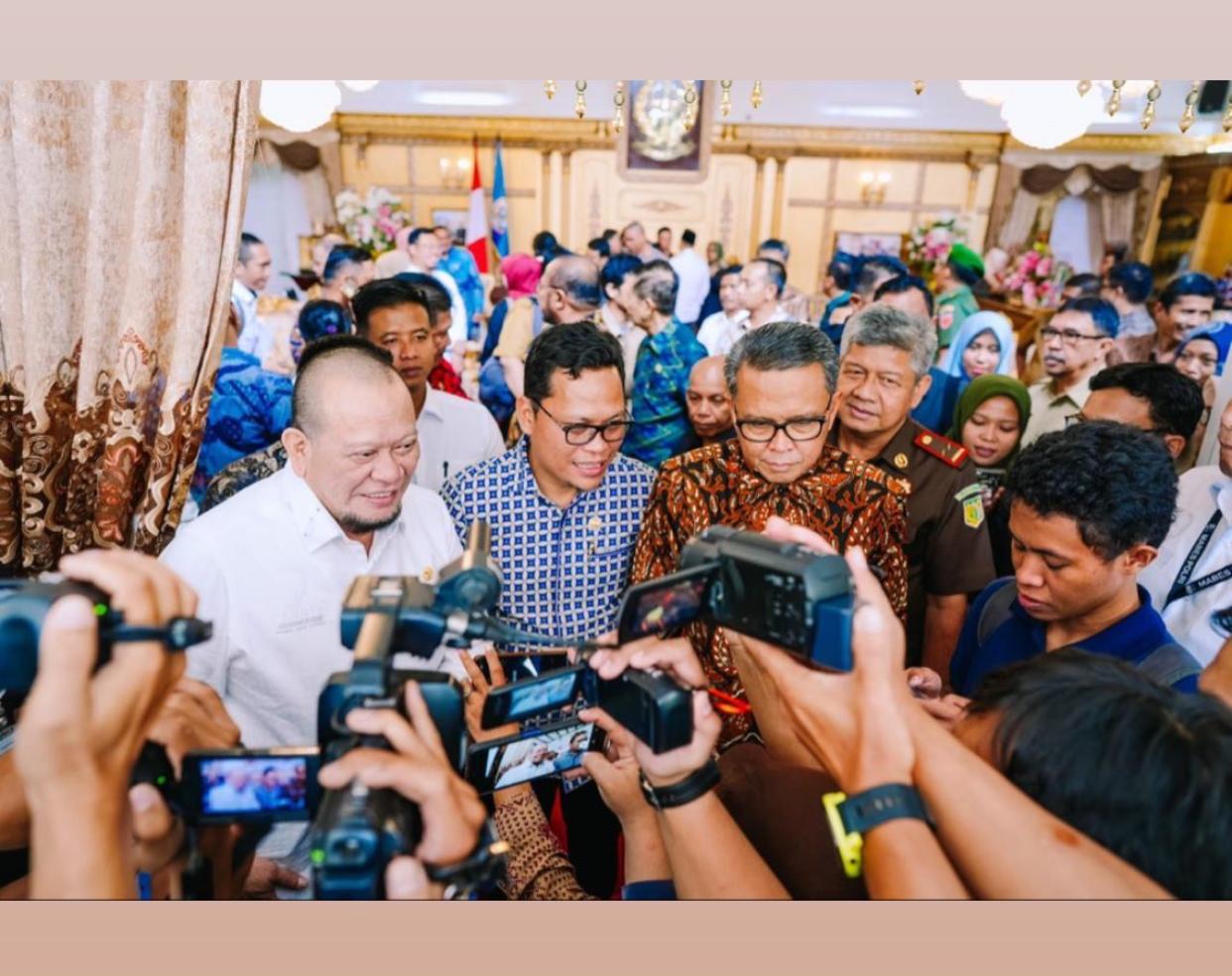 Gubernur Sulsel Sampaikan Beberapa Aspirasi Kepada Ketua DPD RI