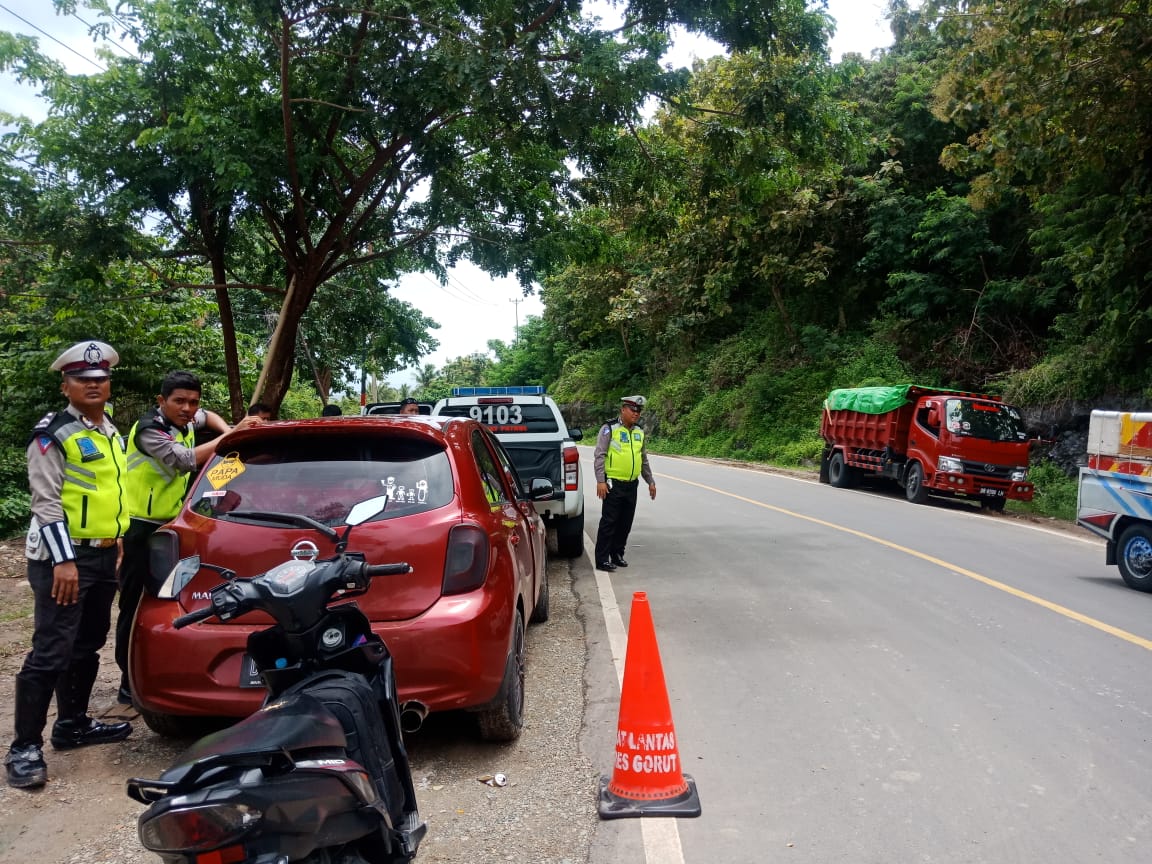 Polres Gorontalo Utara Sosialisasi Ketertiban Lalu lintas