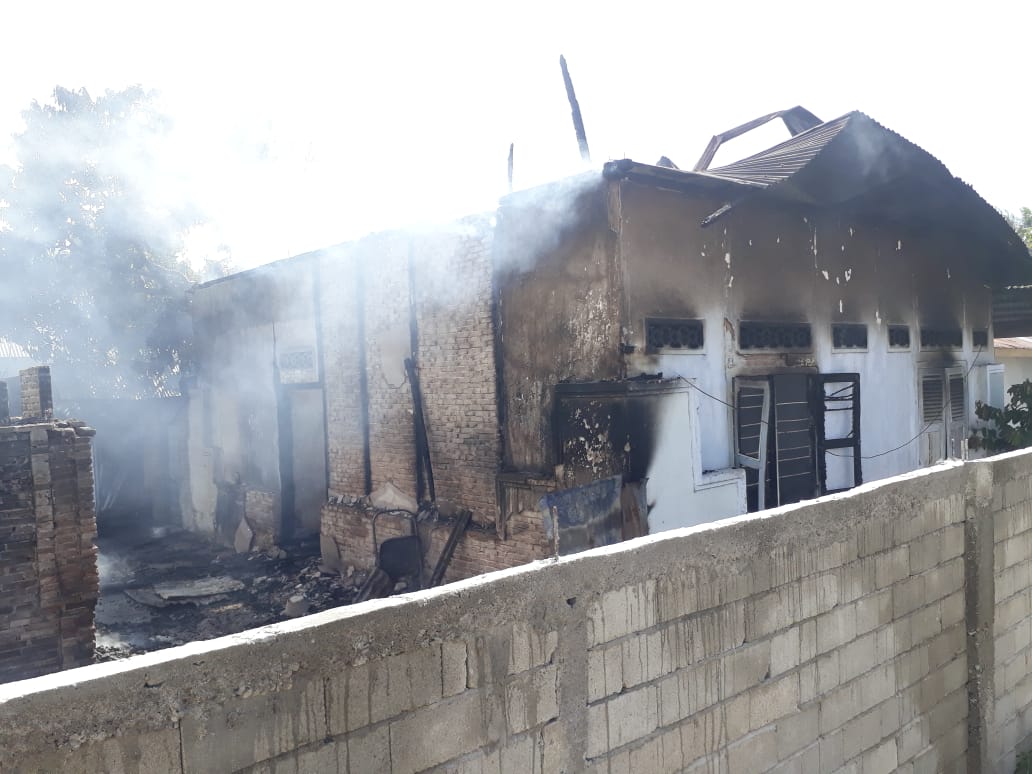 Satu Unit Rumah di Limboto Ludes Terbakar