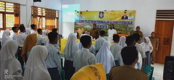 Dikbudpora Provinsi Gorontalo Ajak Siswa Lestarikan Cagar Budaya
