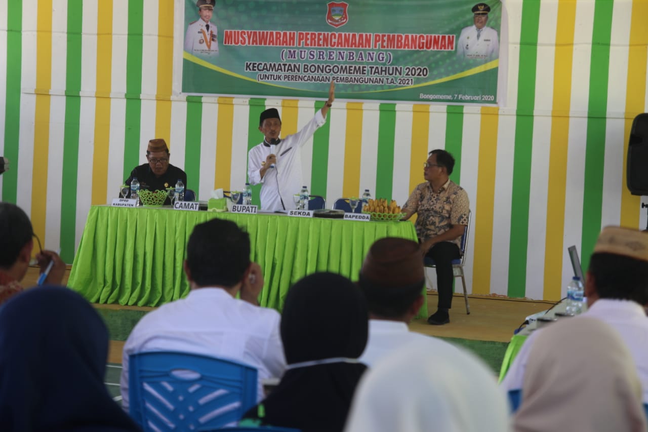 Bupati Gorontalo harap Musrembang Kecamatan Serap Kebutuhan Warga