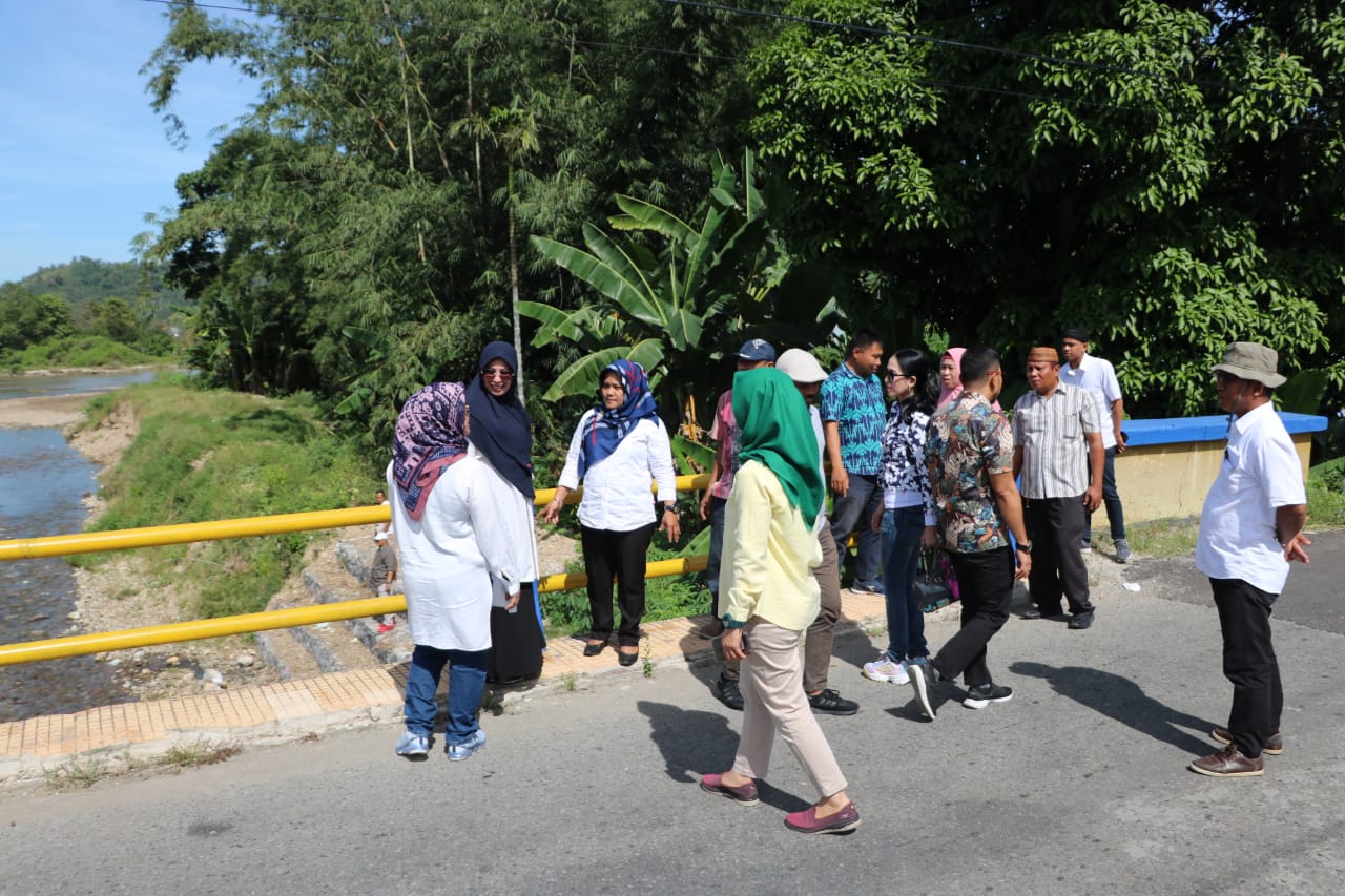 DPRD Provinsi Gorontalo Tinjau Pekerjaan Jembatan Tolomato