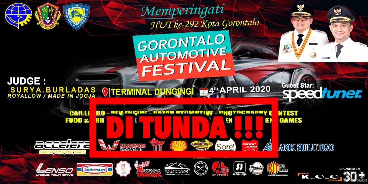 Festival Otomotif Gorontalo Ditunda