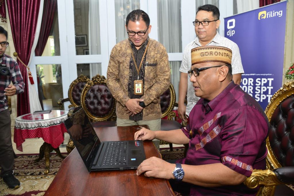 Gubernur Gorontalo Ajak Warga Wajib Lapor SPT Pajak