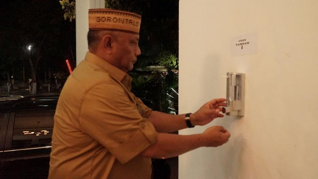 Kantor Pemerintahan di Gorontalo Wajib Siapkan Fasilitas Cuci Tangan