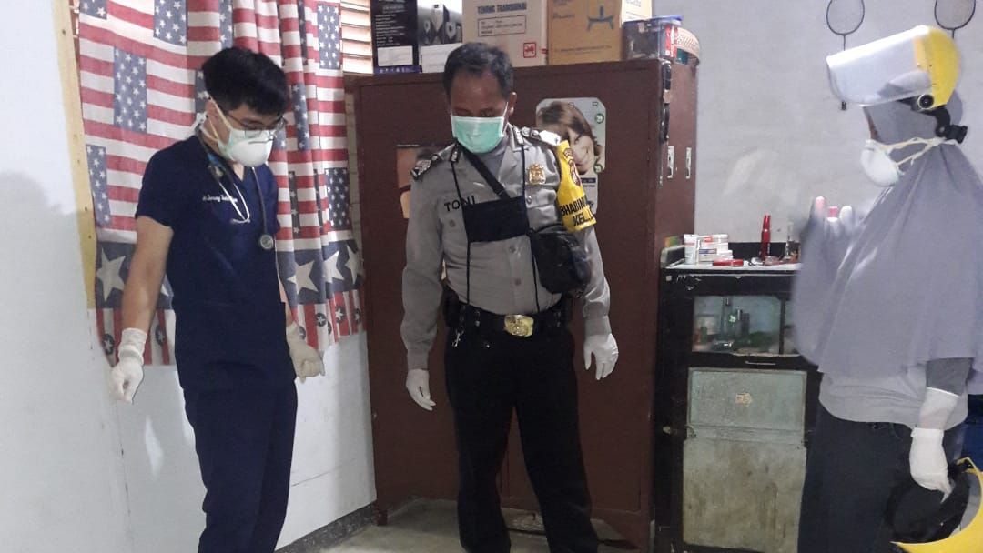 Penemuan Mayat Wanita di Gorontalo Dilakukan Pemeriksaan Rapid test Covid-19