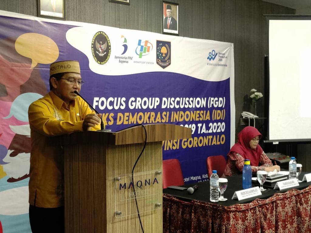 Sekda Darda Harap Indeks Demokrasi di Gorontalo Meningkat