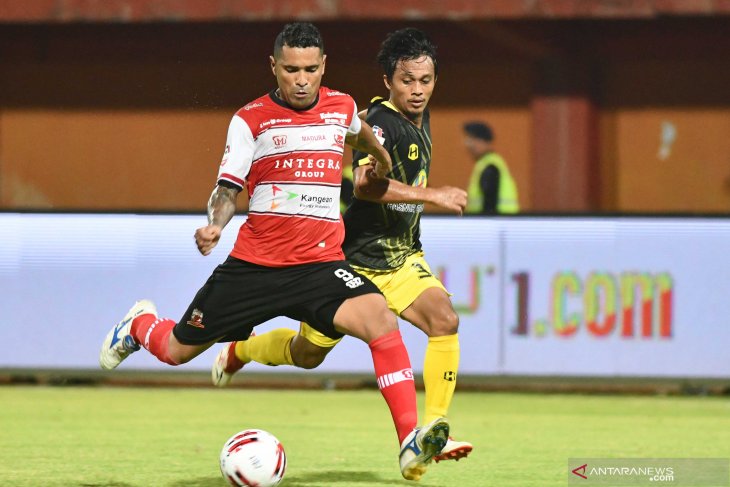 Tancap Gas, Madura United Pimpin Klasemen Liga 1 Usai Bantai Barito 4-0