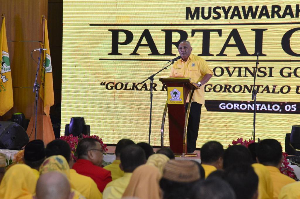 Rusli Habibie Pimpin Partai Golkar di Gorontalo untuk Periode Ketiga