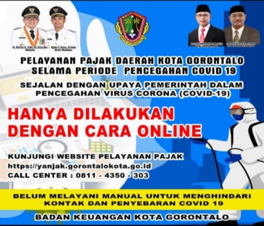 Pemkot Gorontalo Berlakukan Bayar Pajak Secara Online