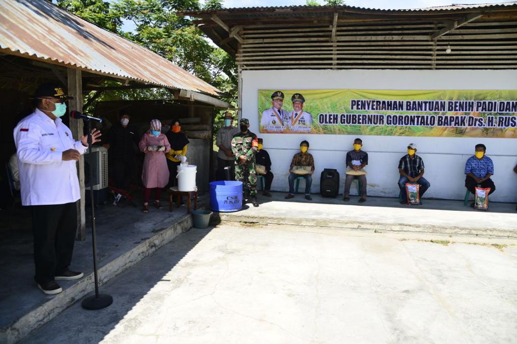 Gubernur Gorontalo Semangati Petani di Tengah Pandemi Covid-19