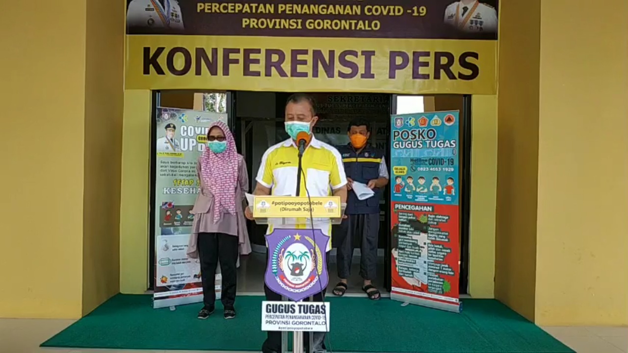 Updete 30 Mei 2020: Kasus Covid-19 di Gorontalo Bertambah Satu Orang